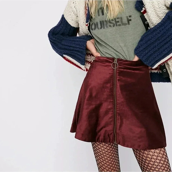 Free people• One and Only Fit and Flare Skirt SZ 8 - Picture 2 of 12